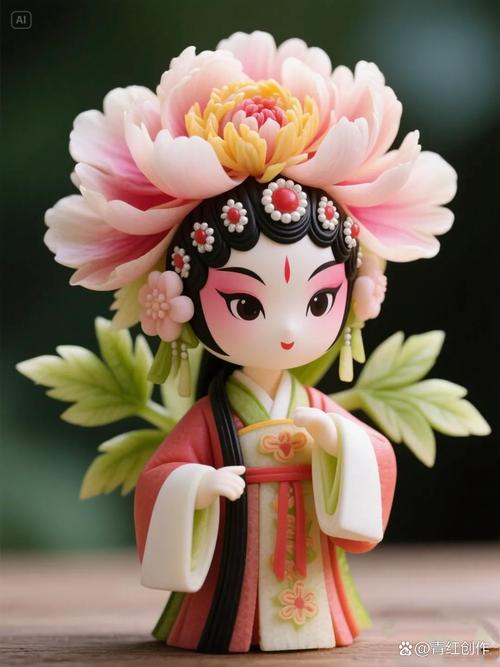 戏韵芳华 当旦角遇上牡丹，这款手办美到心坎里